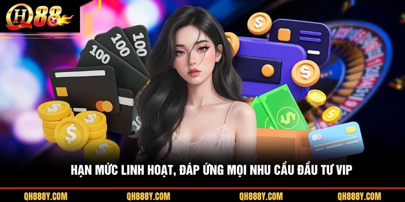 Hạn mức linh hoạt, đáp ứng mọi nhu cầu đầu tư VIP