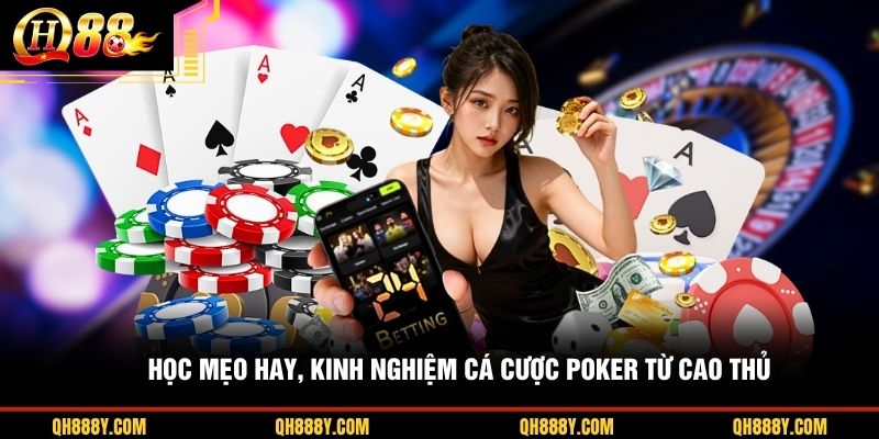 Học mẹo hay, kinh nghiệm cá cược Poker từ cao thủ